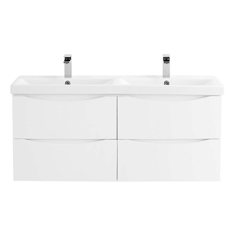Тумба под раковину BelBagno Marino MARINO-CER-1200-4C-SO-2-BL-P 120 см, Bianco Lucido
