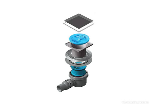 Точечный трап PESTAN Confluo Standard Ceramic 1
