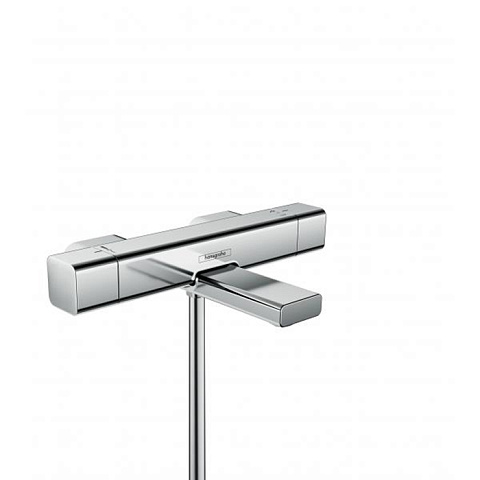 Hansgrohe HG Ecostat E Термостат для ванны, настенный, на 2 источника, излив 183мм, цвет: хром, 15774000
