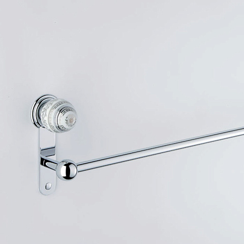 THG MARQUISE BLANC DECOR PLATINE Полотенцедержатель 600 мм., декор белый/платина, цвет хром, A7G-A02-514/60