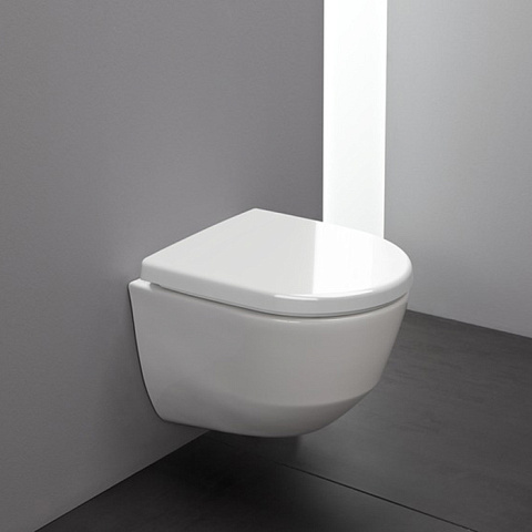 LAUFEN Pro Унитаз подвесной безободковый, укороченный 490х360х340 мм., цвет белый, 8.2096.5.000.000.1