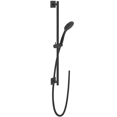 GESSI Rilievo Штанга в комплекте с душевой лейкой, шланг 1,50 м., цвет: nero XL, 59245#299