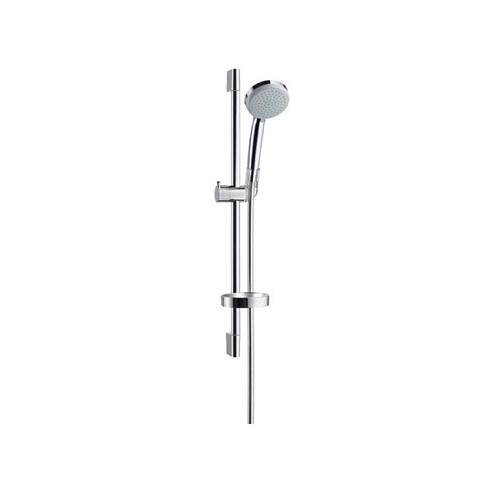 Hansgrohe HG Croma 100 Душевой набор Vario ручной душ 4jet, штанга для душа 65см, шланг для душа, мыльница, цвет: хром, 27772000