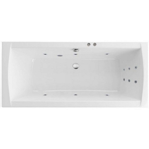 Ванна EXCELLENT Aquaria Lux Slim 180x80 "LINE" (хром)
