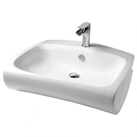 Artceram/Hidra HI-LINE Раковина подвесная 65х50 см, с 1 отв под смеситель, цвет белый (Снято с пр-ва), HIL004 01 00 bi*1
