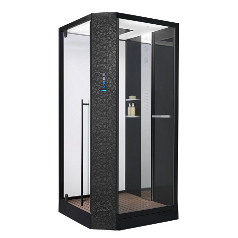 Душевая кабина ORANS SR-89101LS чёрный (1000x1000x2200)