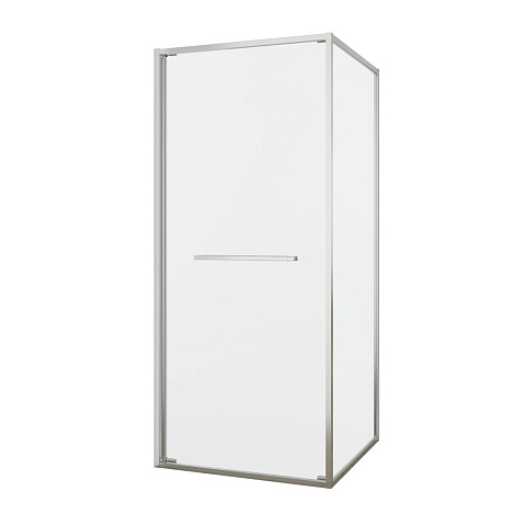 Душевое ограждение Black&White S1120-9090N Brushed Nickel (900х900х1950)