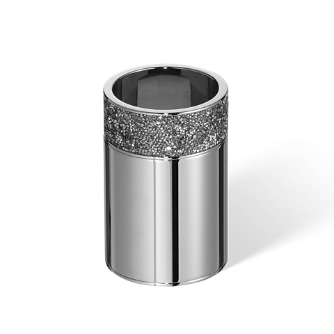 Decor Walther Rocks BOD1 Стакан настольный, с кристаллами Swarovski, цвет: хром, 0933800