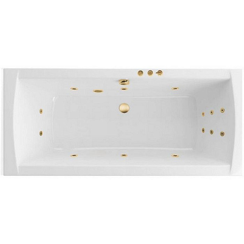 Ванна EXCELLENT Aquaria Lux 180x80 "SMART" (золото)