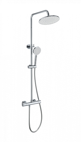 Душевая система с термостатом WONZON & WOGHAND INN 4, Хром WW-B3047-A-CR
