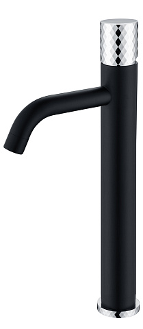 Смеситель Boheme STICK для умыв. выс. BLACK DIAMOND CHROME (комплект) 122-BCR