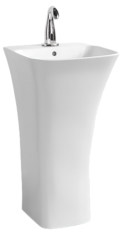 Раковина керамическая напольная (моноблок) SantiLine SL-4016