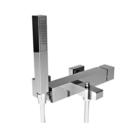Stella Bamboo Quadro Смеситель для ванны 3267/306 с ручным душем, цвет: хром, BQ 02004 CR00