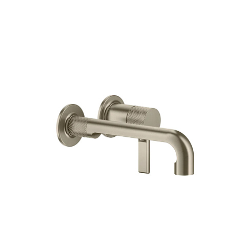 GESSI INCISO Встраиваемый смеситель для раковины с изливом 219-189мм (внешние части), цвет: Finox Brushed Nickel, 58088#149