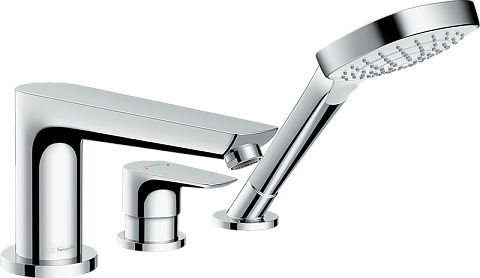 Смеситель Hansgrohe Talis E на край ванны, на 3 отверстия (нужна СЧ 13439180) 71731000