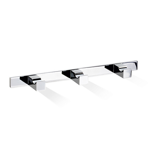 Decor Walther Corner HAK3 Панель с 3 крючками 18x4см, цвет: хром, 0562100