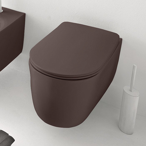 Унитаз безободковый подвесной Kerasan Nolita 531475, 55x35 см