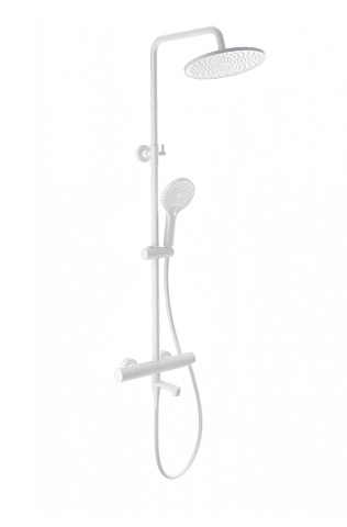 Душевая система с термостатом WONZON & WOGHAND, Белый матовый WW-B3069-MW