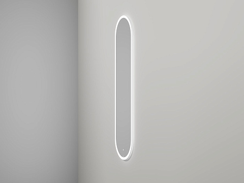 Зеркало для ванной Salini Armonia прямоугольное с двойной LED подсветкой 450*900*25 mm 27MA.01.450.900