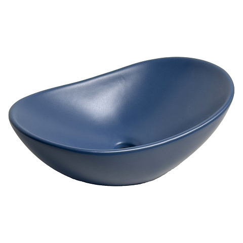 Раковина накладная Gid 9133bum 48 см, синий матовый