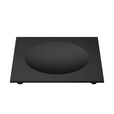 Decor Walther Cube DW 351 Мыльница настольная, цвет: черный матовый, 0837260