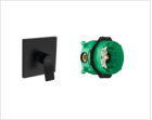 Смеситель для душа матовый черный Hansgrohe Vivenis (комплект) 75615670S