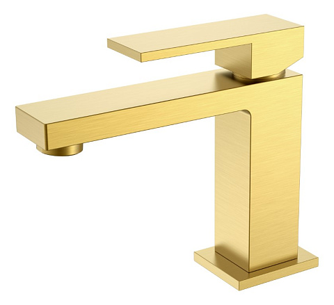 Boheme Смеситель для умывальника Qubic Matt Gold 471-MG