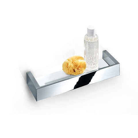 Decor Walther Brick DA30 Душевая полка 30x9см, акриловое белое стекло, цвет: хром, 0593700