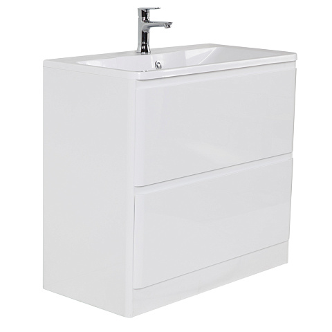 Тумба под раковину напольная BelBagno Albano 90 см, Bianco Lucido