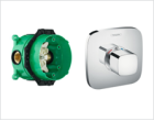 Термостатический смеситель для душа Hansgrohe Ecostat E Highflow (комплект) 15706000S