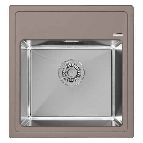 Кухонная мойка Florentina Комби 480 FS 21.455.B0480.305, грей