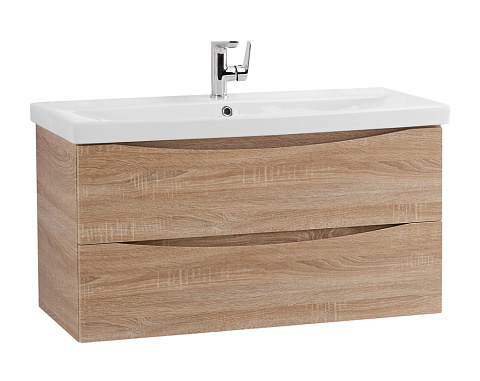 Тумба под раковину BelBagno Marino MARINO-CER-1000-2C-SO-WO-P 100 см, Rovere Bianco