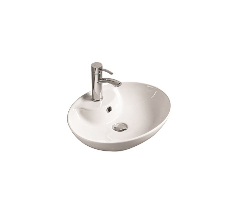 Раковина керамическая (накладная) SantiLine SL-1043