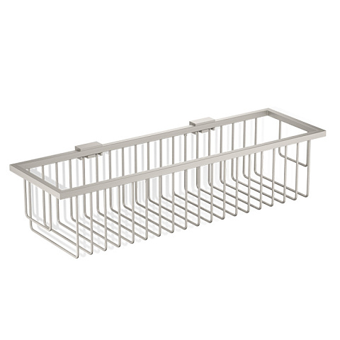 Decor Walther WA WND2 Корзина универсальная 40x12.5x9см для душа, подвесная, цвет: никель сатинированный, 0703634