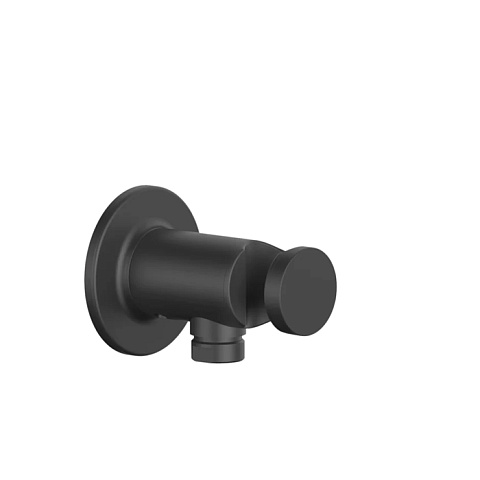GESSI INCISO Вывод воды с держателем для душевой лейки на 1/2", цвет: nero XL, 58161#299