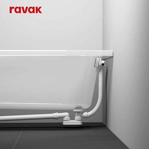 Сет-набор: акриловая ванна RAVAK Domino Plus 150x70 с усиленной опорой