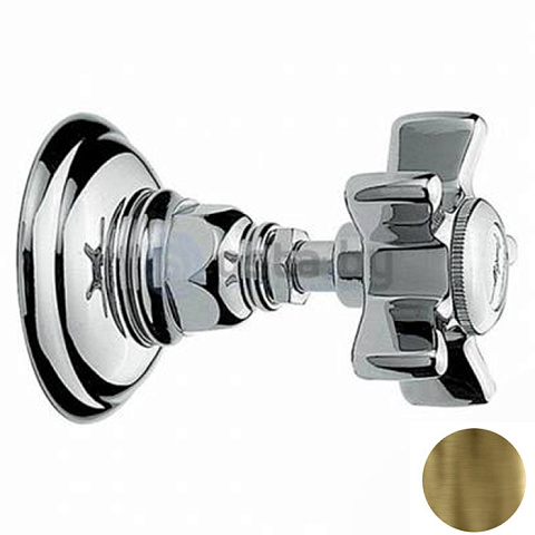 Nicolazzi Termostatico Внешняя часть запорного вентиля, 3/4, цвет: Bronze Plated, 4912BZ18