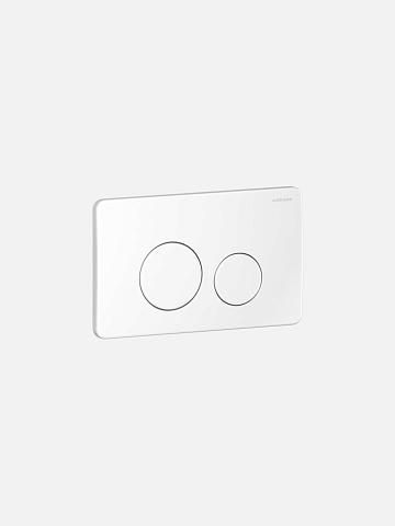 Клавиша смыва Wellsee Module Compact, акрил, цвет белый глянцевый (подходит только для инсталляции 129504000) 129547000