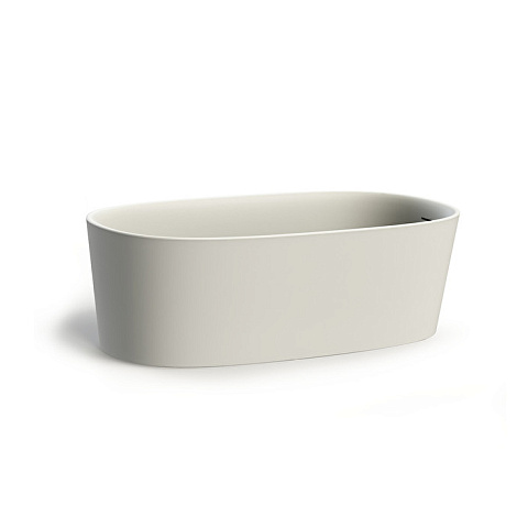 Devon&Devon Devon Dove Ванна отдельностоящая без цоколя из WHITE TEC PLUS 170,5х52,8х84,6 см, цвет: белый, в компл донный клапан с крышкой из WHITE TEC, DOVENP