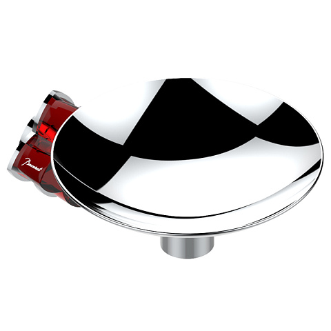 THG PETALE DE CRISTAL ROUGE Мыльница металлическая ø150 мм., подвесная, цвет хром, U6C-A02-546GM