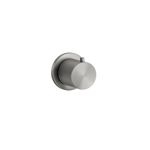 GESSI 316 Запорный вентиль на 1 источник, резьба 3/4" (внешняя часть), цвет: steel brushed, 54564#239