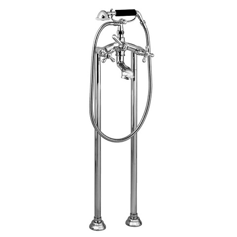 Stella Roma Напольный смеситель для ванны 3274CL306 с ручным душем, цвет: хром, RM 02208 CR00