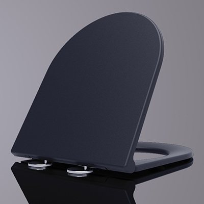 Сиденье с микролифтом Gid KR-11Bm, черный матовый