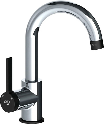 Смеситель для раковины GPD Gildo Colored MTL165-K-S