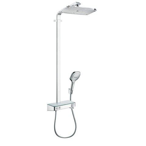Hansgrohe HG Raindance E Душевая система Showerpipe: верх.душ 360х190мм 1jet, ручн.душ, шланг, термостат для душа, цвет: хром, 27288000