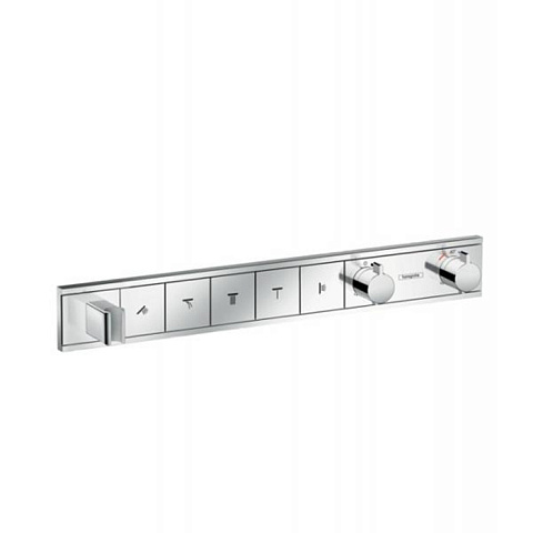 Hansgrohe HG RainSelect Встраиваемый термостат для душа на 5 источника, с держ. душа (внешняя часть), цвет: хром, 15358000