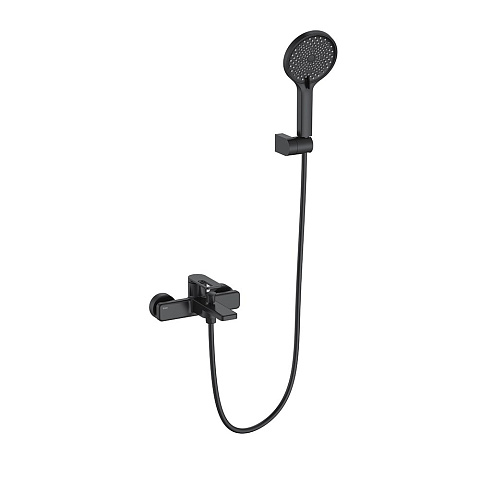 Смеситель для ванны Black&White Gravity GL-9101-MB, чёрный матовый