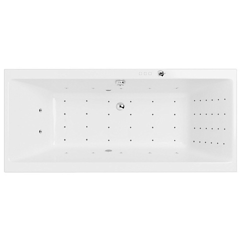 Ванна EXCELLENT Pryzmat 160x75 "NANO" (хром)