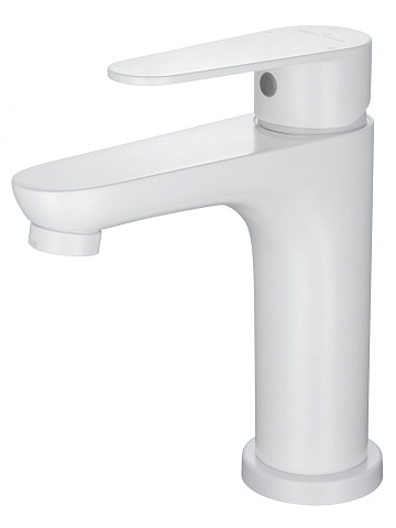 Смеситель для раковины WONZON & WOGHAND ALFA, Белый матовый WW-A40202-MW