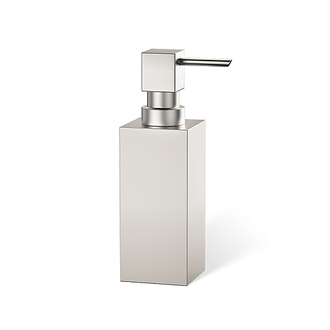 Decor Walther Cube DW 395 Дозатор для мыла, настольный, цвет: никель сатинированный ЗАКАЗ ПО ЗАПРОСУ, 0839734